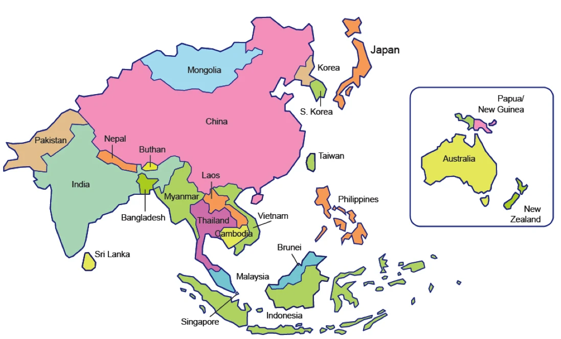 PACTALS member map
